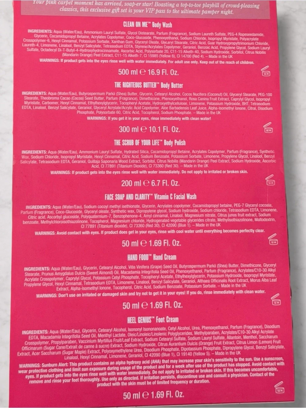 Soap & Glory Pink Global Mega-Spa Body Care Gift Set